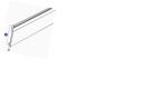 SIDING BLANC Long 5 M, Larg 150mm, Haut 18 mm - clins de bardage cellulaire