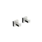 PAIRE DE PATERES CHROME