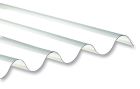 Plaque ondulée grande onde polycarbonate - GO 92 - 5 ondes 1/2 - 1,52 m x 0,92 m -  Epaisseur : 1,0 mm  - Cristal