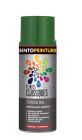 Peinture acrylique metal , bois , plastiques classique brillant vert pin - aérosol de 0,4L