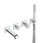 facade mitigeur encastre bain douche italy  poignee calacatta exit108