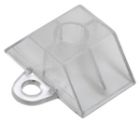PONTET PLASTIQUE -  PROFIL TRAPEZOIDAL  70 X 18 mm - P/25