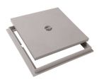 TAMPON DE SOL AVEC CADRE 300 X 300 GRIS CLAIR  - TRC30