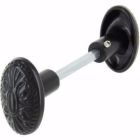BOUTON DBLE ORNE ALU NOIR L100