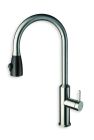 Mitigeur d'évier PREMIUM ALTO avec douchette bi jets - inox