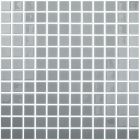 Mosaïque en verre recyclé - 108 LISO GRIS MALLA 25X25MM