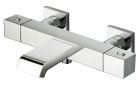 bain douche quadri thermostatique corps froid chrome