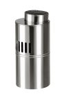 Terminal horizontal Rolux Condensation D110/160mm inox