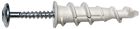 Cheville autoforeuse en nylon - DRILL - diam. 10 mm x long. 30 mm - Boîte de 200