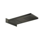 pomme de douche encastree 55/26 cm carree pluie+cascade