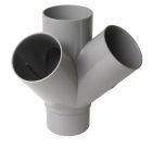 CULOTTE EQUERRE MALE/FEMELLE 45° DIAMETRE 110 - AV14