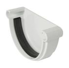 FOND DE GOUTTIERE A JOINT POUR PROFILE LG25 BLANC - FGJ25B
