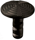 CP5C CLOUS PODOTACTILES À SCELLER DIAM 25&nbsp; ACIER NOIR KIT DE 200