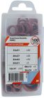 joint fibre coffret brochable 100 joints : 5x08 + 30x12 + 20x(15/ 20) + 10x(26/33) + 5x24