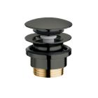 BONDE LAVABO Up Down LAITON NF CHROME NOIR 5-55 mm