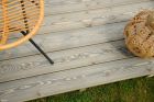 TERRASSE PIN HEARTWOOD CURVE XS 1 FACE BOMBEE 1 FACE LISSE PRESERVE CLASSE 3.1 PATINE BIOSOURCE 21x120X4200