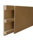 Plinthe Passe fils a couvercle AV M.D.F. 18 X 110 2M44 5 Lgs