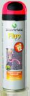 Traceur de chantier acrylique FLUO TP multi supports provisoire fluorescent rouge fluo 500 mL