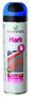 Traceur de chantier acrylique S-MARK multi supports fluorescent bleu fluo 500 mL