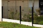 Grillage AXIS en panneau rigide noir 9005 maille 100X55 mm - haut. 1,5m x long. 2,5m