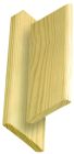 Plinthe brut pin - long. 2000 mm x larg. 100 mm x ep. 10 mm