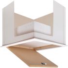 TRAPPE BOIS PREPEINTE ETANCHE ET THERMIQUE RT 2012 POUR PLAFONDS - 600X600 MM