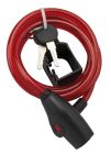 ANTIVOL CABLE TWISTY LONGUEUR 1.5 M Ø 8 AVEC SUPPORT 2 CLES