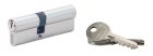 CYLINDRE PROFILE SA 40X50 MM NICKELE 3 CLES