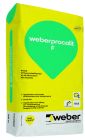 Enduit de façade manuel mineral monocouche WEBERPROCALIT F 009 beige sac de 25kg