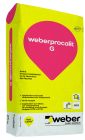 Enduit de façade manuel mineral monocouche WEBERPROCALIT G 231 jaune ivoire sac de 25kg