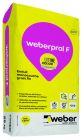 Enduit de façade projete lourd mineral monocouche WEBERPRAL F ULTIME COLOR brun tavaillon(665) sac de 25kg
