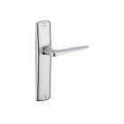 Poignee de porte a bequille Ares chrome 165mm