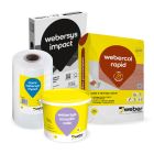 ISOLATION ACOUSTIQUE SOUS CARRELAGE KIT WEBERSYSTEME IMPACT 80M² RAPID GR