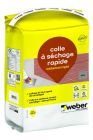 Mortier colle pour carrelage WEBER.COL LSN RAPID gris sac 5kg