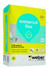 Mortier colle pour carrelage WEBER.COL FLEX blanc sac 25kg