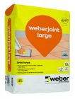 Mortier joint WEBERJOINT LARGE gris ciment sac 25kg