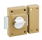 VERROU ETENDARD A BOUTON ET CYLINDRE 40MM 3 CLES