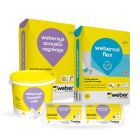 SYSTEME SOUS CARRELAGE KIT WEBERSYS ACOUSTIC 60M² FLEX GR