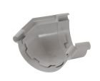ANGLE DE GOUTTIERE A COLLER A 135° POUR PROFILE LG25 GRIS - UANC525