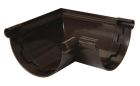 ANGLE DE GOUTTIERE A COLLER A 90° POUR PROFILE LG25 MARRON - ANC25M
