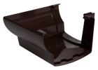ANGLE DE GOUTTIERE EXTERIEUR A 90° POUR TYPE PROFILE LG38 MARRON  - UAEC38M