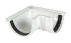 ANGLE DE GOUTTIERE EXTERIEUR A JOINT POUR PROFILE LG25 BLANC - AE25B