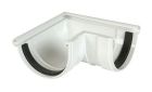 ANGLE DE GOUTTIERE EXTERIEUR A JOINT POUR PROFILE LG25 BLANC - UAE25B