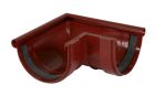 ANGLE DE GOUTTIERE EXTERIEUR A JOINT POUR PROFILE LG25 BRIQUE - AE25R