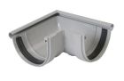 ANGLE DE GOUTTIERE EXTERIEUR A JOINT POUR PROFILE LG25 GRIS - UAE25