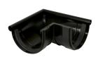 ANGLE DE GOUTTIERE EXTERIEUR A JOINT POUR PROFILE LG25 NOIR - AE25N