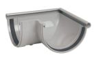 ANGLE DE GOUTTIERE EXTERIEUR A JOINT POUR PROFILE LG33 GRIS - UAE33