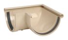 ANGLE DE GOUTTIERE EXTERIEUR A JOINT POUR PROFILE LG33 SABLE   - AE33S