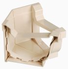 ANGLE DE GOUTTIERE INTERIEUR A 135° POUR PROFILE ELITE SABLE - AIC305S
