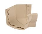 ANGLE DE GOUTTIERE INTERIEUR A 135° POUR TYPE PROFILE LG38 SABLE - AIC385S
